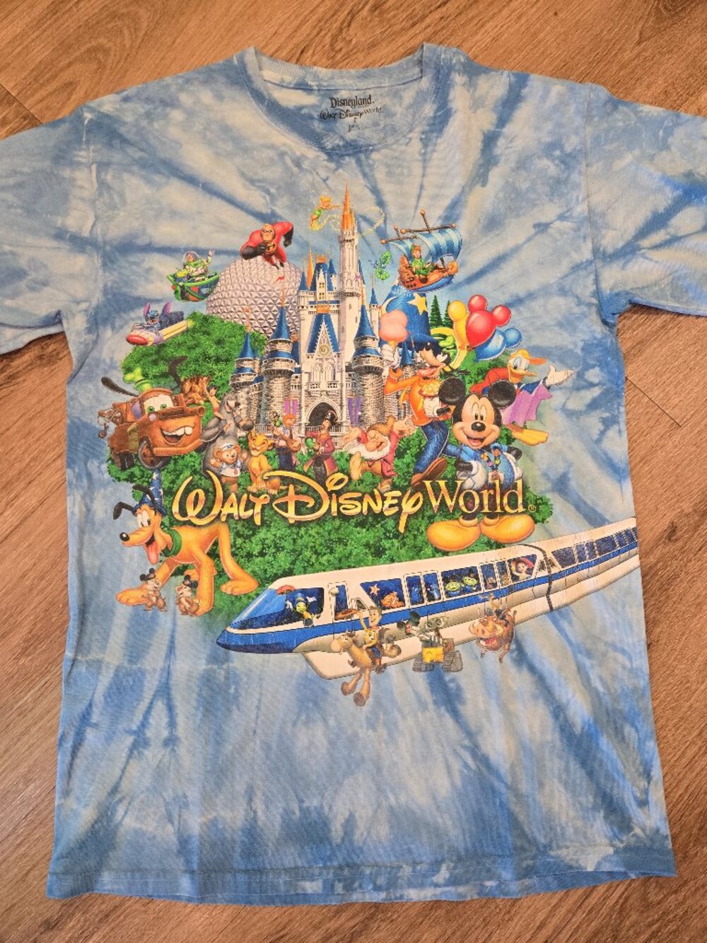 Disneyland Resort Walt Disney World Blue Tie Dye T-Shirt